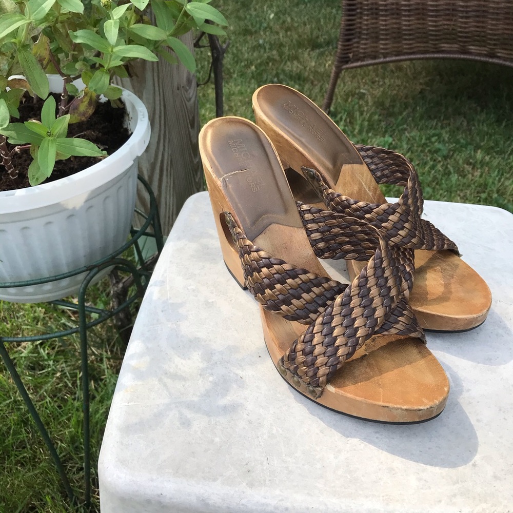 Michael Kors Wood Heels